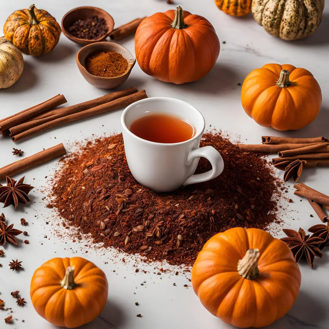 Pumpkin Up Chai, a Moody Teas rooibos chai blend